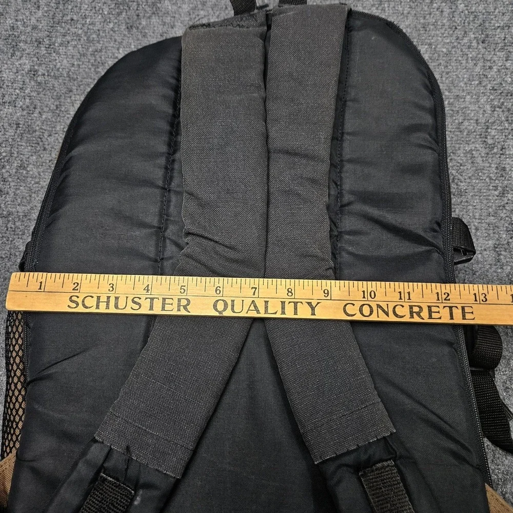 Jeep Backpack Tan Black Travel Gear Bag Hiking Outdoor Gorpcore Rugged Adventure